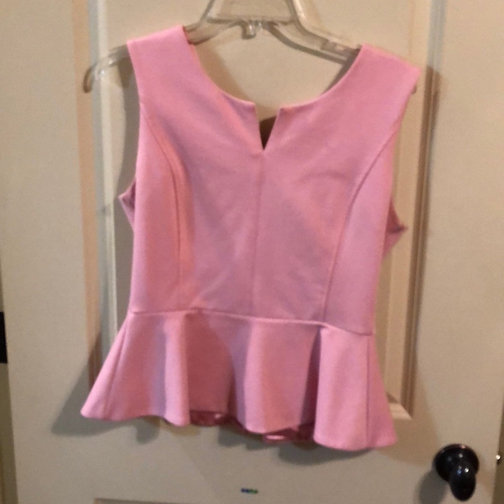 Peplum skirt suit